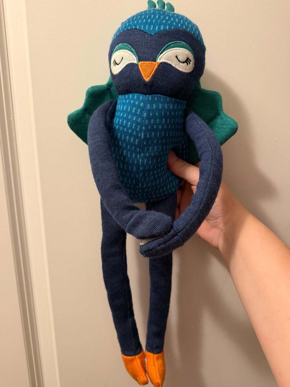 Pillowfort Peacock Mini Pillow Plush Stuffed Animal